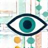 Abstract icon representing data insights or analysis